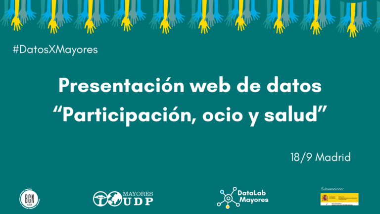 Presentación web Datos X Participación X Mayores